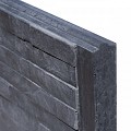 Berton©-motiefplaat smal antraciet H26xD3,5xL184 cm leisteenmotief