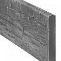 Berton©-motiefplaat smal antraciet H26xD3,5xL184 cm nostalgiemotief