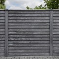 Berton©-motiefplaat smal antraciet H26xD3,5xL184 cm rabat-houtmotief