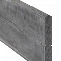 Berton©-motiefplaat smal antraciet H26xD3,5xL184 cm blokhutprofiel