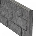 Berton©-motiefplaat antraciet H36xD3,5xL184 cm romeinsmotief