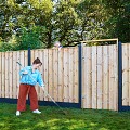 Berton©-paal IJssel antraciet, diamantkop 10x10x280 cm T-model