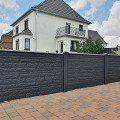 Berton©-motief-vulplaat antraciet gecoat H20xD3,5xL184 cm rotsmotief
