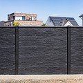 Berton©-motiefplaat smal antraciet gecoat H26xD3,5xL184 cm leisteenmotief