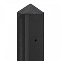 Berton©-paal IJssel antraciet gecoat, diamantkop 10x10x190 cm hoekmodel