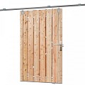 Tuindeur schuifsysteem Douglas H195x130 cm