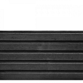 Berton©-motiefplaat smal antraciet gecoat H26xD3,5xL184 cm Deens rabat