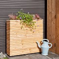 Berton©-motiefplaat smal antraciet gecoat H26xD3,5xL184 cm Deens rabat