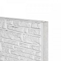 Berton©-motiefplaat wit/grijs H36xD3,5xL184 cm Rustico