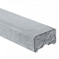 Berton©-afdekkap wit/grijs, vlakke kop 200 cm tussenmodel