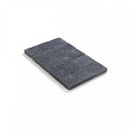 Kassei getrommeld 15x15x4 Zwart
