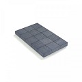 Kassei in-Line getrommeld 15x15x6 Arduinblauw