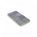 Kassei in-Line getrommeld 20x20x6 Grijs-Zwart