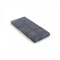 Kassei in-Line getrommeld 20x30x6 Zwart