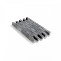 Getrommelde klinker waalformaat in-Line 20x5x6 Grijs-Zwart