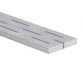 Keramisch rooster 50x13.3 cm dikte 20 mm met horizontale gleuven
