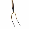 Hooivork - 2 tanden - Met veerbus - Essenhouten steel - 120 cm