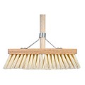 Kamerveger - Fiber - 30 centimeter - Houten steel - 150 centimeter