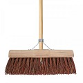 Gemeentebezem - Halfrond - Natuurvezel - 45 centimeter - Zonder steel