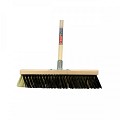 X-bezem - Binnenbezem - Kokos - Met dul - 40 cm - Houten steel - 160 cm