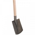 Dulspade - Gehard staal - Gebogen - Essenhouten steel - 85 cm