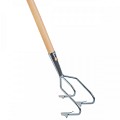 Cultivator - Verzinkt - 3 tanden - Essenhouten steel - 160 cm