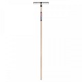 Tuinhark - Gesmeed - Professioneel - 12 tanden - Essenhouten steel - 160 cm