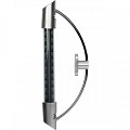 Raamthermometer 23cm metallook