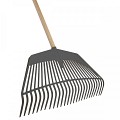 Bladhark kunststof - Essenhouten steel - 160 cm