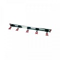 Bruns - Gereedschapsrail - 5 Gereedschapsklemmen - 75 centimeter
