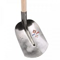 Schepbats - Maat 0 - Blank gepolijst - Essenhouten steel - 100 cm