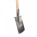 Damesspade - Blank gepolijst - Essenhouten steel - 85 cm