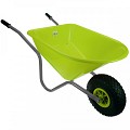 Kinderkruiwagen lime/grijs metaal/kunststof