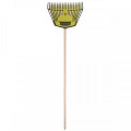 Bladhark - Bladvork - 2-in-1 - Essenhouten steel - 160 cm - Met handbladvork