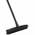 Rubberen bezem - Met vloertrekker - Telescopisch - 68-120 centimeter