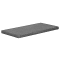 Tibet Dark Grey recht (G654) 60x30x3 cm (bullnose)