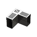Aquadrain Corner Grey Grating 65/100 mm
