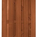 Bangkirai plankenscherm Deluxe 180x90 cm