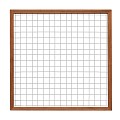 Bangkirai draadscherm 180x180 cm