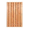 Douglas deur geschaafd 190x120 cm - stalen frame - universeel