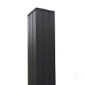 Aluminium paal "Modular" 68x68x970mm (tbv scherm 970 hoog) [antraciet gepoedercoat] in folie bc