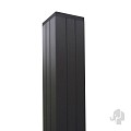 Aluminium paal "Modular" 68x68x970mm (tbv scherm 970 hoog) [antraciet gepoedercoat] in folie bc