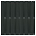 Composiet schutting Design Antraciet 180x180 cm
