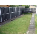 Composiet tuindeur Design Antraciet + alu 90x180 cm