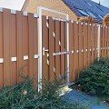Composiet tuindeur Design Bruin 90x180 cm