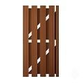 Composiet tuindeur Design Bruin 90x180 cm