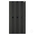 Composiet schutting Design Antraciet 90x180 cm