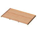 Vloerpakket tuinhuis 3 m² + 1 extra balk