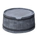 Voet voor Roto 240 liter ø 59-67 cm x h.27 cm grijs