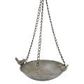 Vogelbad hangend ø 28,5 cm grijs metaal